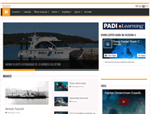 Tablet Screenshot of diving-shark.hr